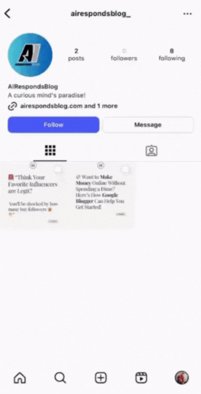block users to hide Instagram followers