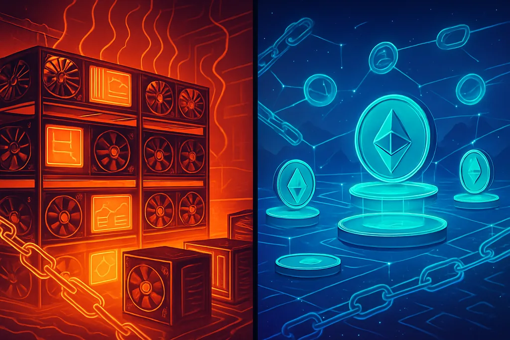 proof of work vs proof of stake